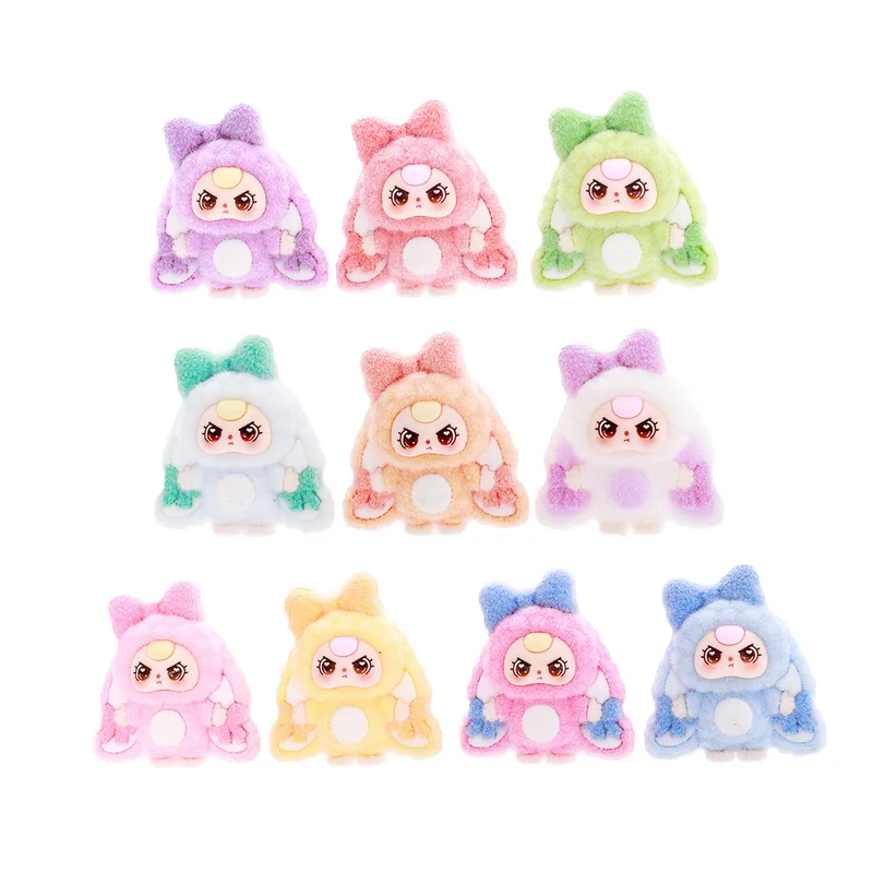 Mini Figurki Niespodzianki na Biurko - Flokowane Figurki Dekoracja Domu Samochodu Dla Dziewcząt Ozdoba do Akademika Szkolnego Kolekcjonerskie Zabawki