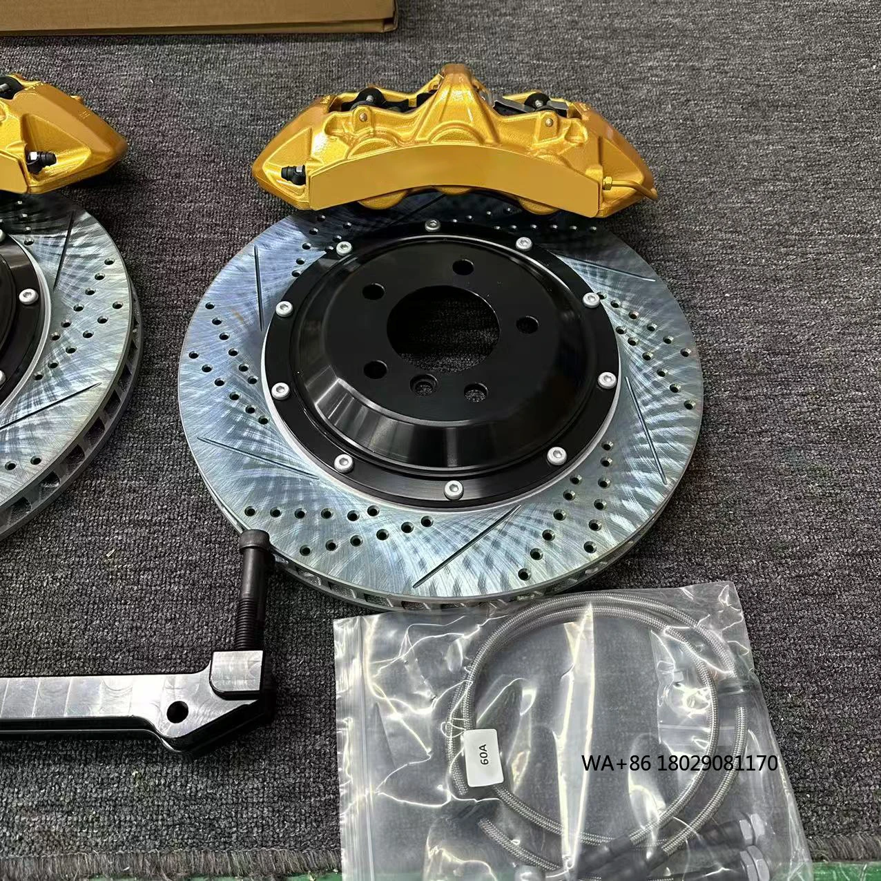 

Высококачественный большой 6-поршневой тормозной суппорт переднего тормоза GT6, комплект дискового тормоза 355 мм для модели S Plaid Model Y X Redwood