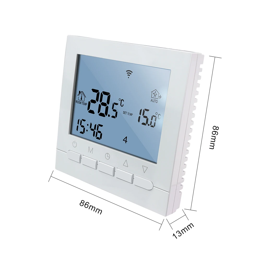 Wifi Smart Thermostat Temperature Controller Floor Heating Regulator 220V 16A/3A LCD Weekly Programmable Work with Google Home