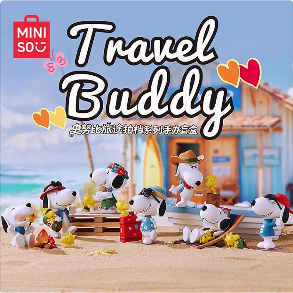 

Snoopy Blind Box Journey Partner Series Model Mysterious Box Hand Office Trendy Play Desktop Decoration Ornament Cute Gift