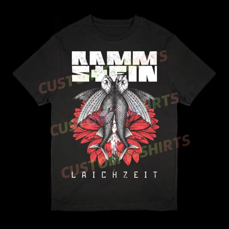 

Rammstains logo T Shirts Tops Man Clothes Cotton Men's T-shirts New Shirts and T-shirts Y2K Oversize High Quality