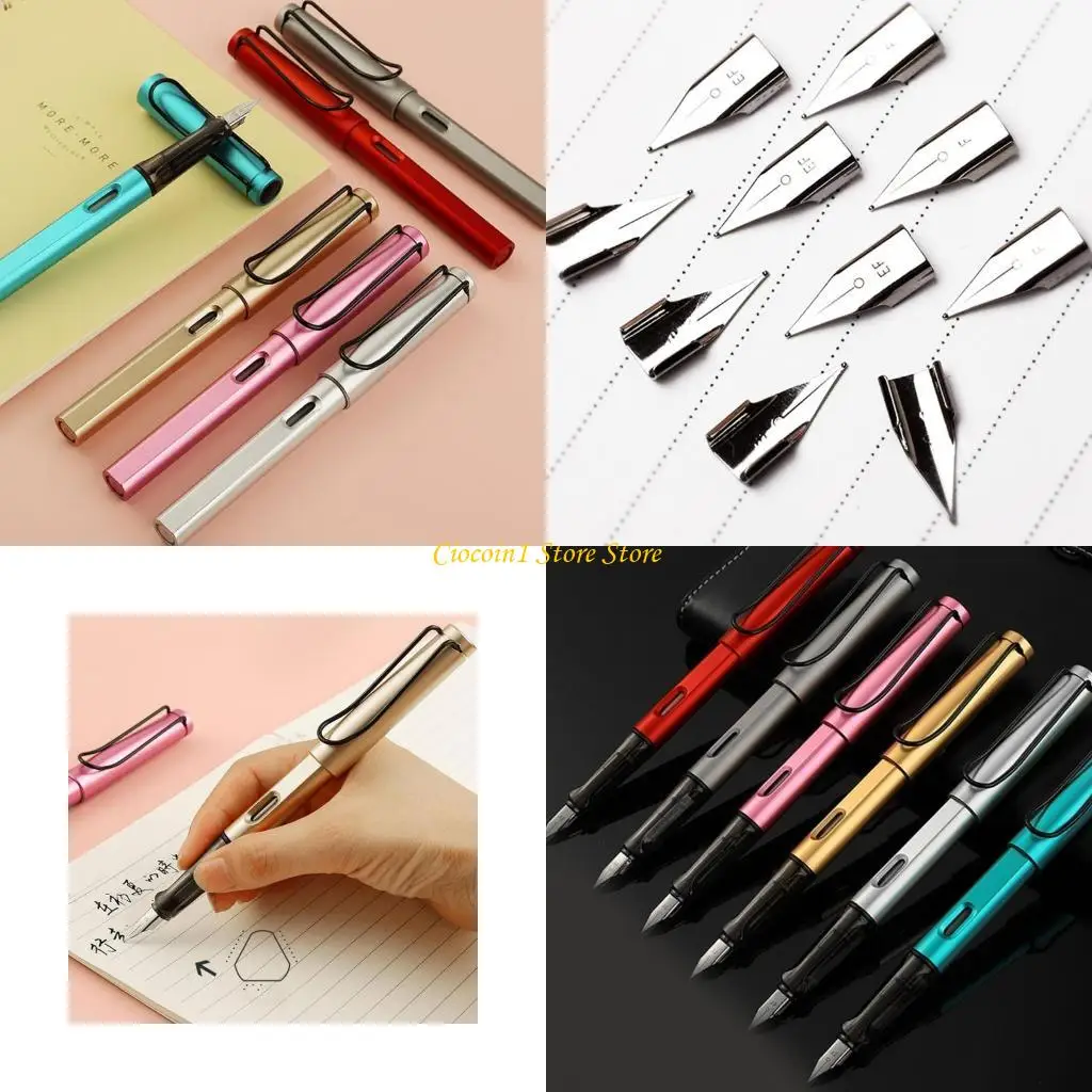

A3PC 5 PCS для Pen Nibs прямой ручки подходит для большинства ручек фонтанов для Kid A