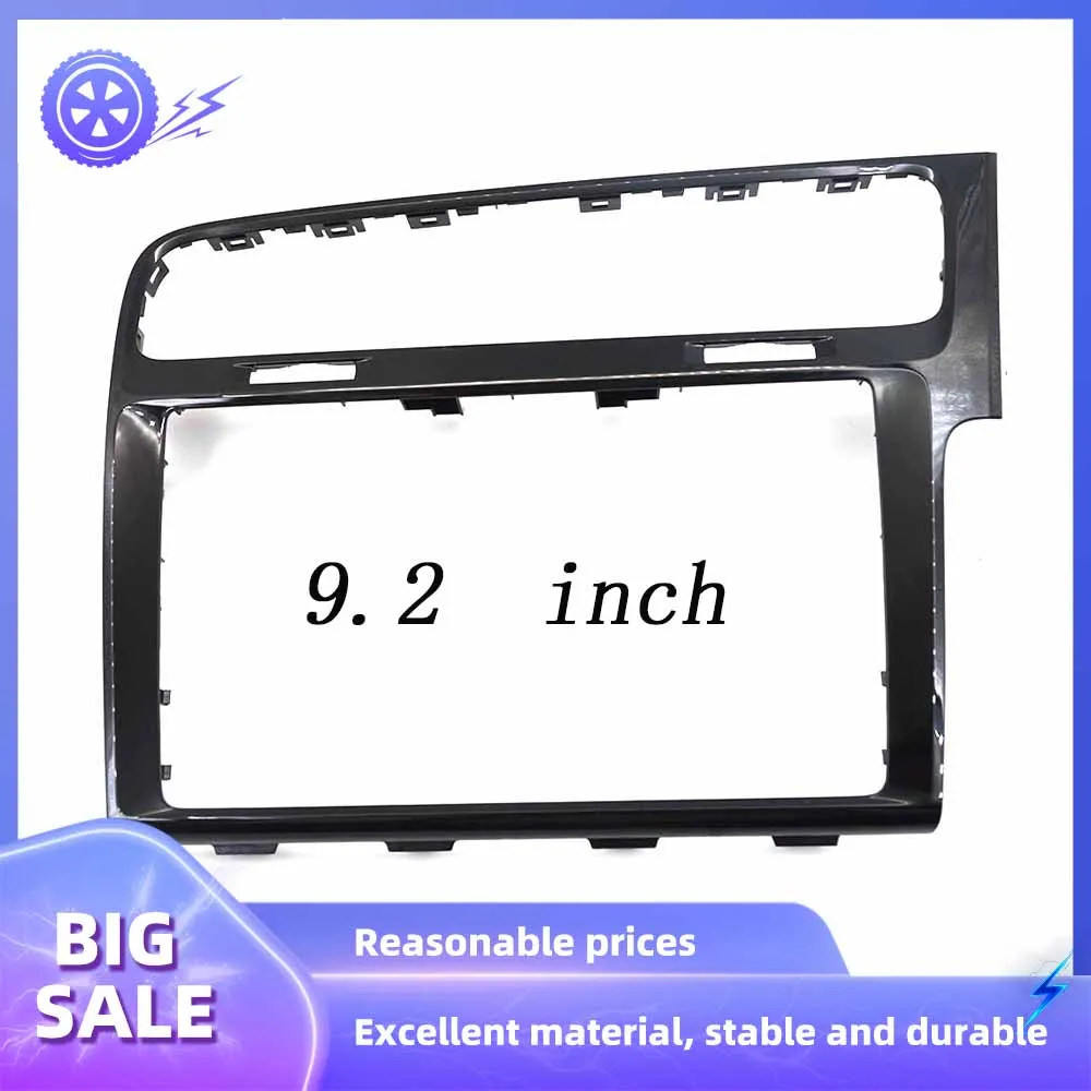 RHD 8 inch / 9.2 inch Piano Black MIB Frame Panel Decorative Frame For VW Golf 7 MK7 Golf 7.5 MK7.5 MIB Screen Bezel