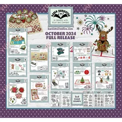 New Karen Merry Christmas Lorna Add-Ons Happy New Year Clear Stamps or Metal Cut Dies DIY Birthday Cards Scrapbooking Handmade