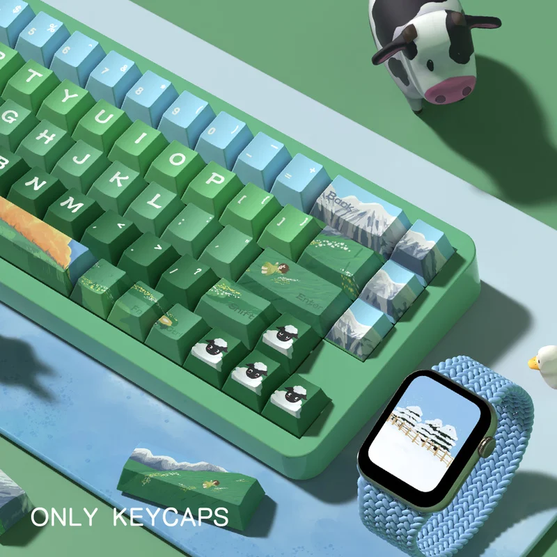 Heidi Theme Keycaps 138/112/158 Key Cherry/Mda/Mca Profile Pbt Mechanical Keyboard Anime Gaming Cartoon Gifts Collection Keycap