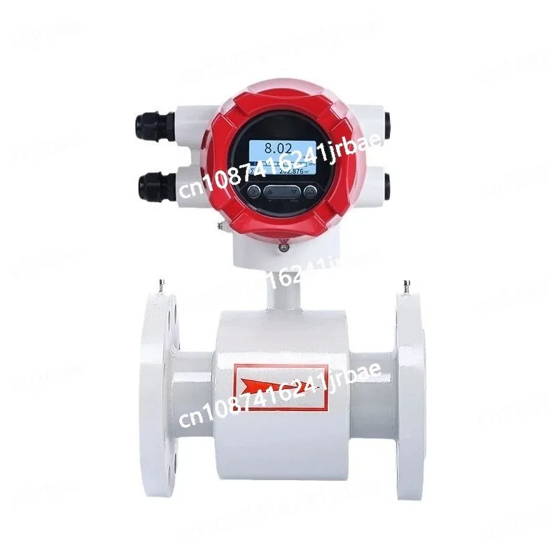 Intelligent electromagnetic flowmeter, wastewater slurry liquid sewage flowmeter anti-corrosion dn50/100
