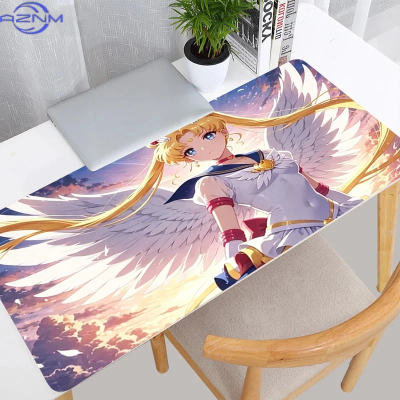 Computer Mouse Pad Japanese anime Mousepad Designed specifically S-Sailor Moons kawaii Keyboard Mat Non-Slip PC Gaming Mouse Mat