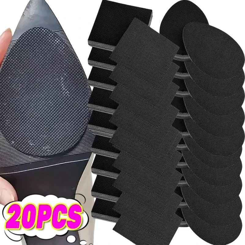 2-20pcs Wear-Resistant Non-Slip Shoes Mat Self-Adhesive Forefoot High Heels Sticker High Heel Sole Protector Rubber Pads Cushion