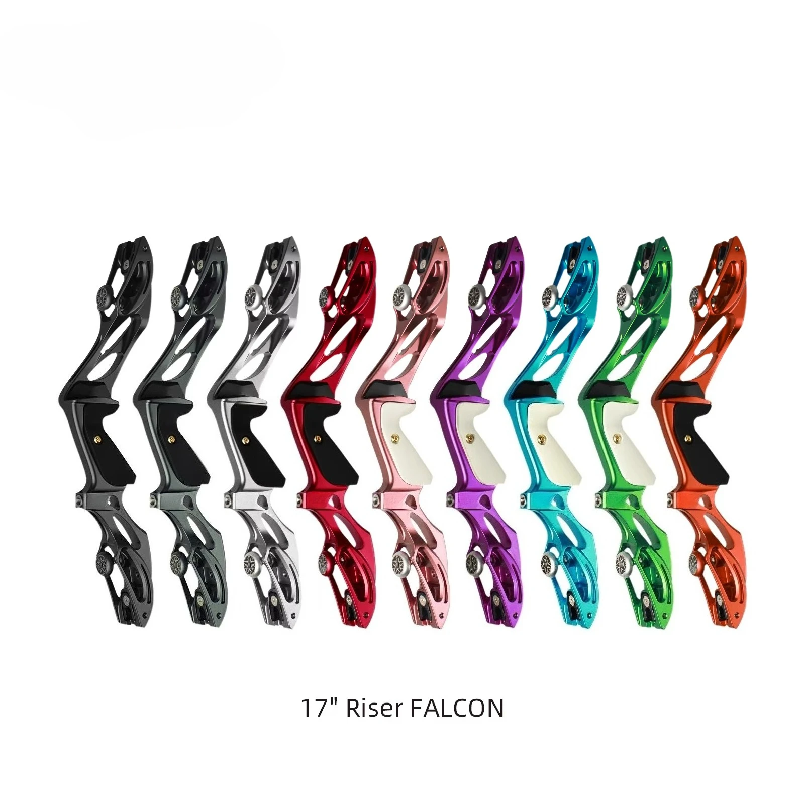17 Inch CNC Machined Aluminum ILF Riser For Recurve Bow System Lightweight Frame Suitable For Outdoor Hunting And Field Archery