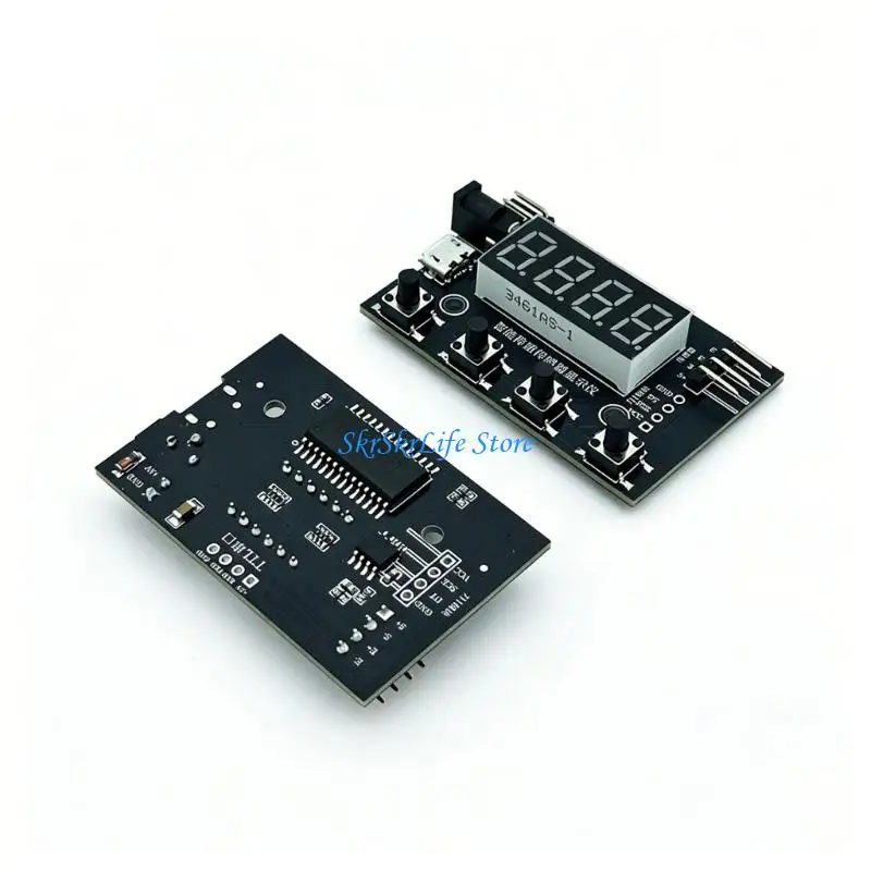 E65E HX711 Weight Board Digital Load Cell Module with 4-Digit Readout, USB Input and 5V Supply for Weighing Checks and Force