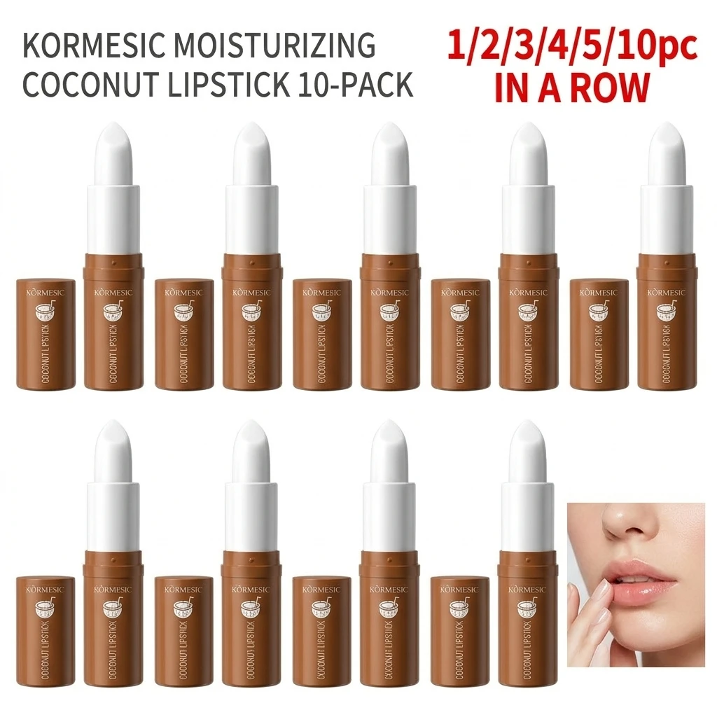 KORME SIC 3g Coconut Sweet Moisturizing Fruit Lipstick - Nourishing And Delightful Flavor for Lip Care