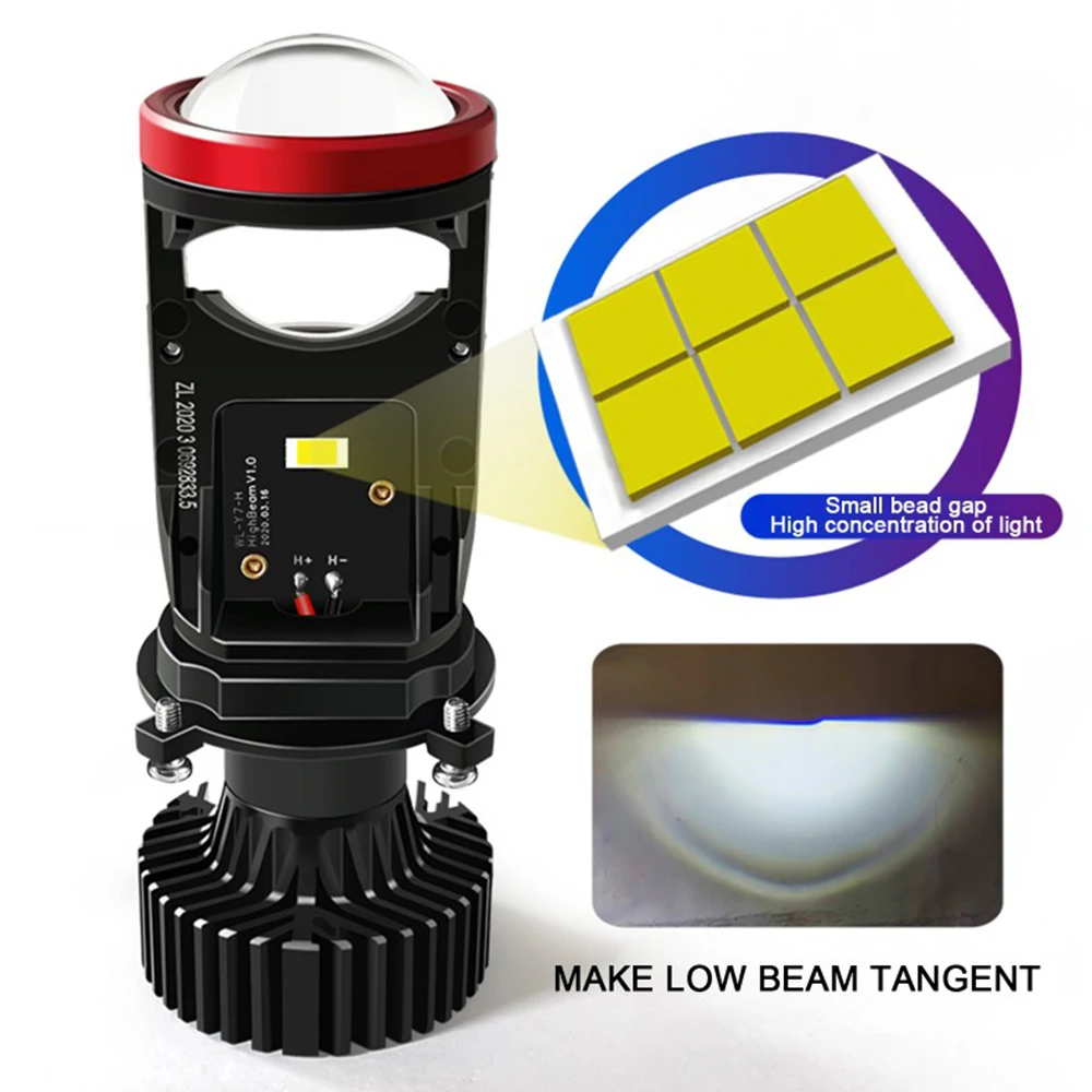 

Проектор H4 Auto Bulb Lens Beam Противотуманные фары Мини-светодиодные с Canbus Led H4 Фара для автомобилей Супер яркие мотоциклетные фары