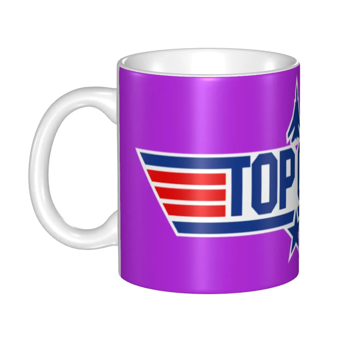 Top Gun Maverick Fighter Weapons School Coffee Mugs DIY Customized Ceramic Mug Cup Creative Present