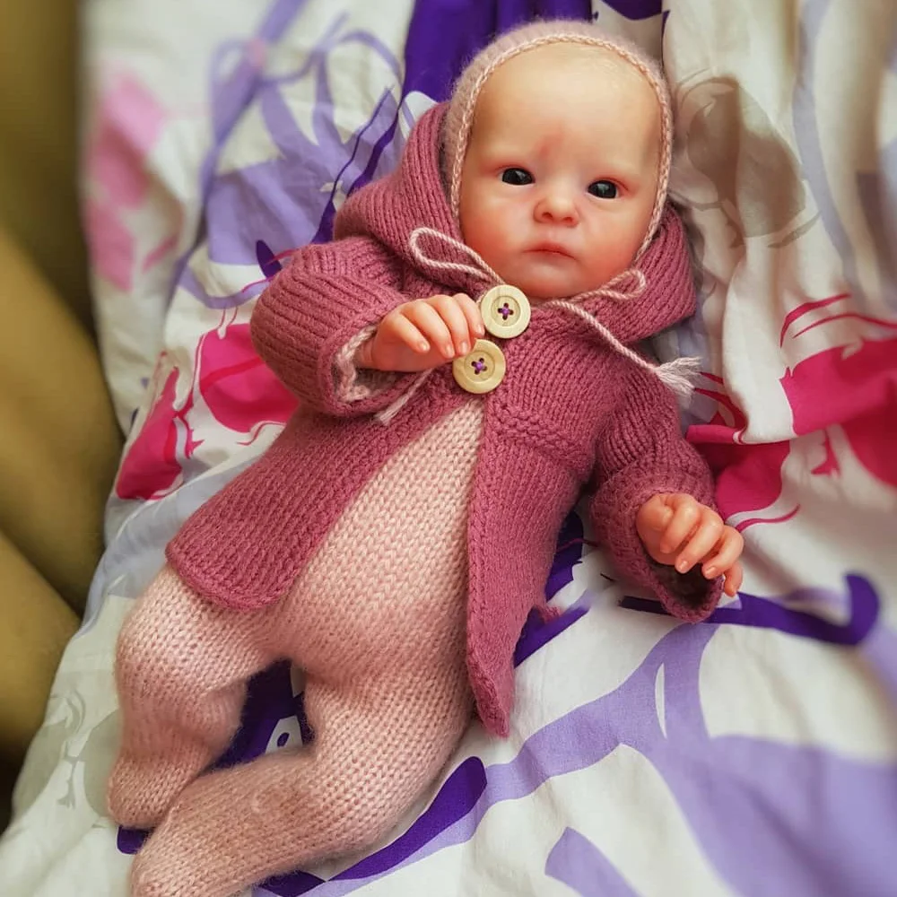 16 Inch/40cm Lifelike Reborn Baby Doll - 3D Hand Painted Cute Newborn Doll Gift Birthday Gift Christmas Gift