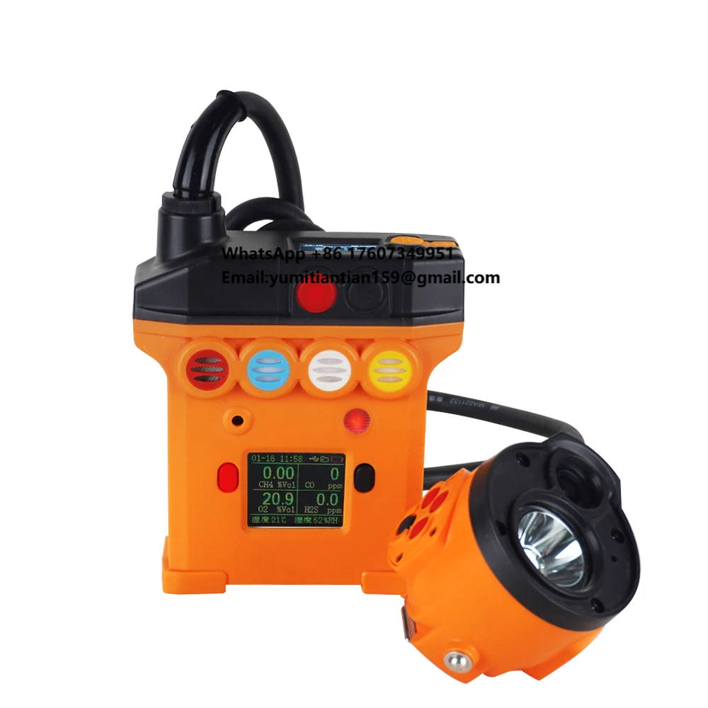 Multi-Parameter Monitoring Digital LCD Screen Stroboscopic Information IP65 Explosion-Proof Light for Mining Features
