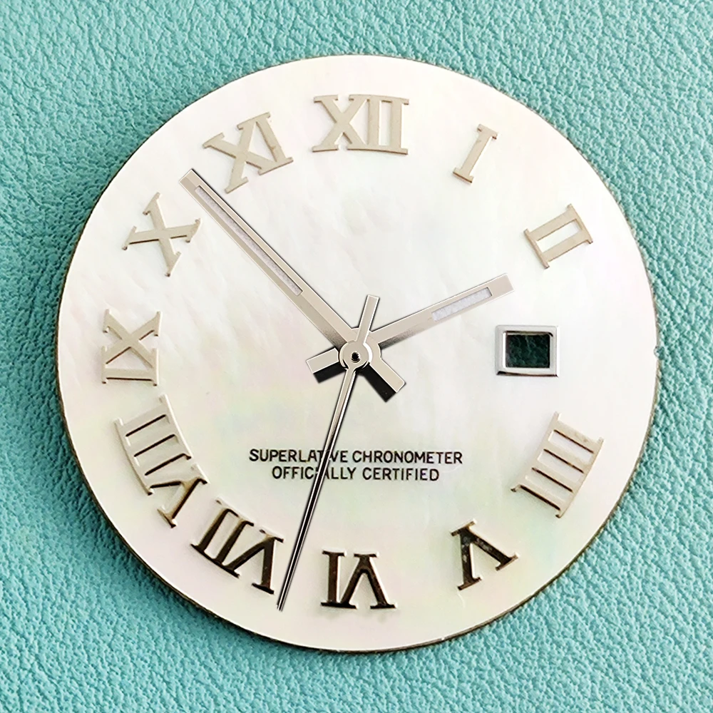 

Ladies' watch S logo 24.5mm NH05 Roman numeral pearl shell dial NH05 movement watch modification accessories customized watch