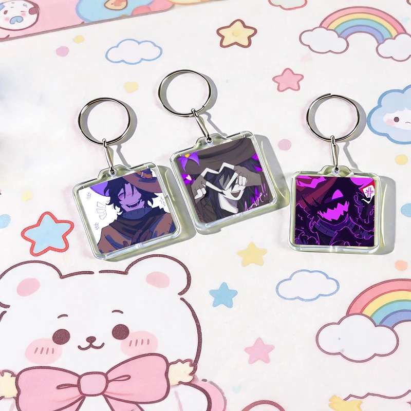 Anime Azure X Two Time Acrylic Keychain Handmade Hanging Ornaments for Clothes Backpack Decoration Gifts with Friends