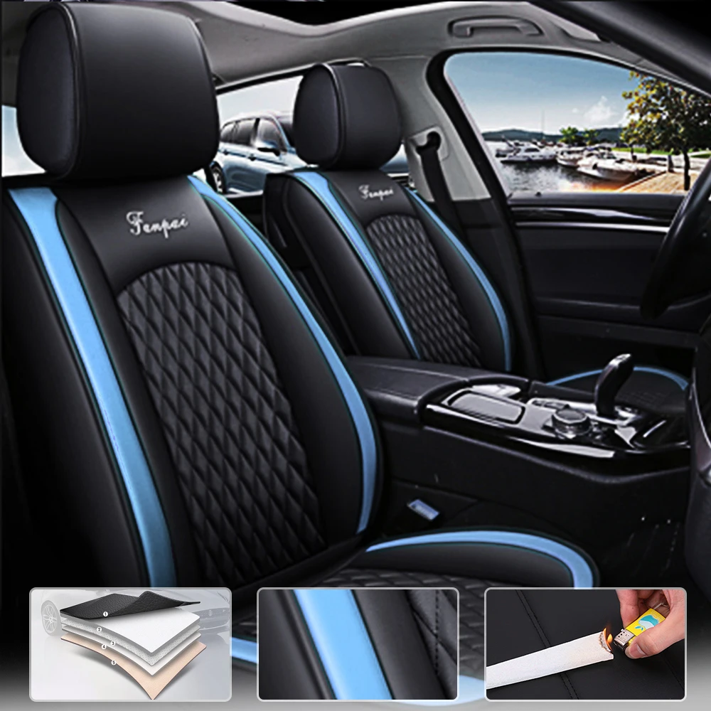 

5-Seater Car Seat Cover For Infiniti QX50/QX55 2019-2023 Leather Auto Cushion Car Interior Accsesories