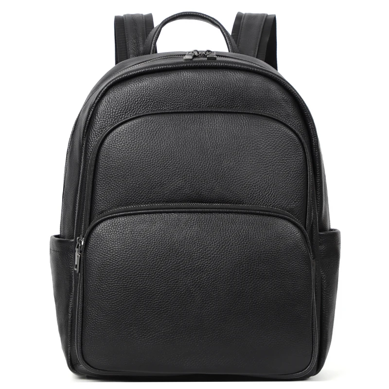 Korean Version College Style Genuine Leather Backpack Large Capacity Travel Backpacks For 15.6 inch Laptop Bagds Schoolbag