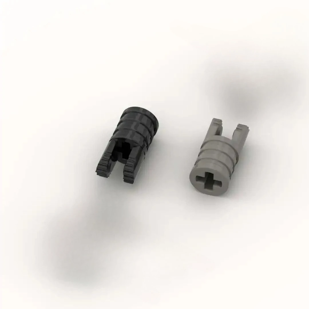 20 PCS Parts Plate 30553 Hinge Cylinder 1x2 Locking With 2 Fingers Plate Binoculars Building Block 100% Compatible DIY Bricks