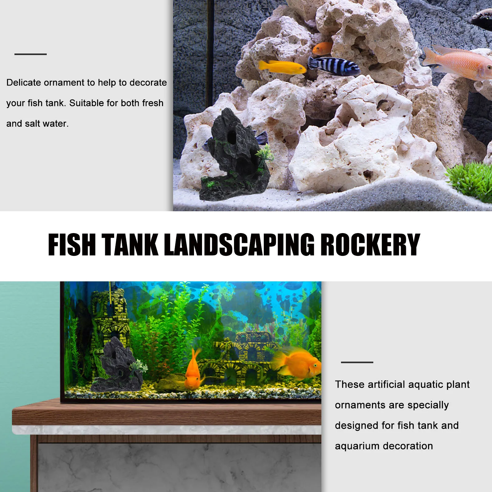 

Large Fake Tree Artificial Water Plants Miniature Coral Plastic Landscape for Fish Tank Decor Lifelike Aquarium Plant Simulated