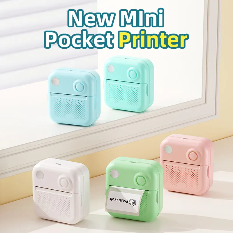 DOLEWA D3 Mini Portable Printer Android ios Bluetooth Stickers Thermal Printing Label Printer Code Tag Journal Memo Scrapbook