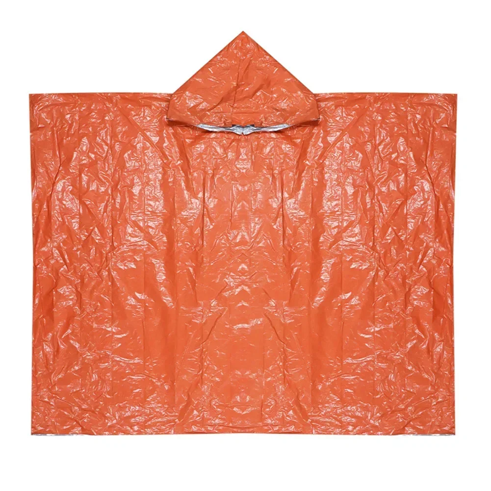 

Tear Resistant Raincoat Reflective Raincoat Double-sided Design Lightweight Raincoat PE Aluminum Film Material