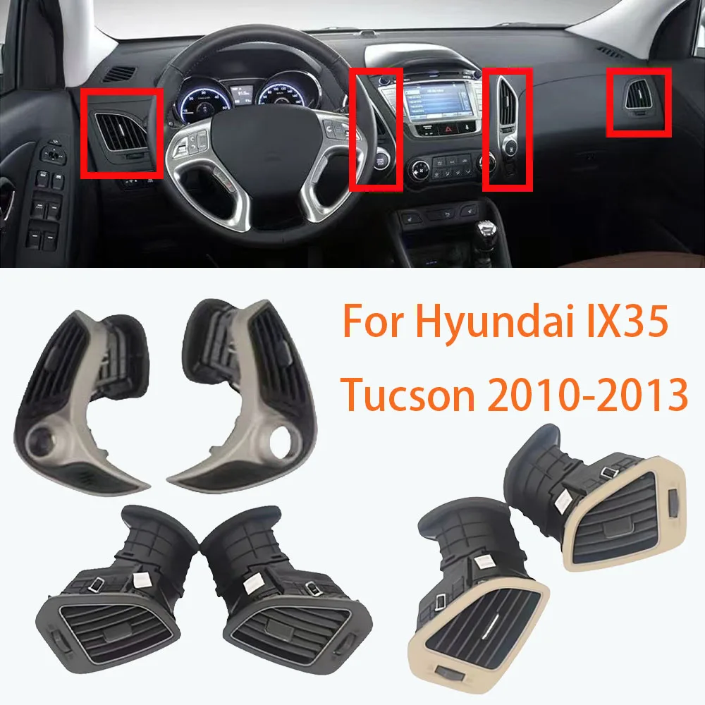 

For Hyundai IX35 / Tucson 2010-2013 Car Interior Front Dash Center Console A/C Air Vent Outlet Air Conditioning Accessories