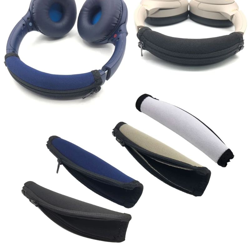 Reißverschluss-Kopfbügel-Schutzabdeckung geeignet für Sony WH-1000XM2 XM3 XM4 XB900N XB910N CH700N CH710N CH720N XB700 Kopfhörer. – Detail 1