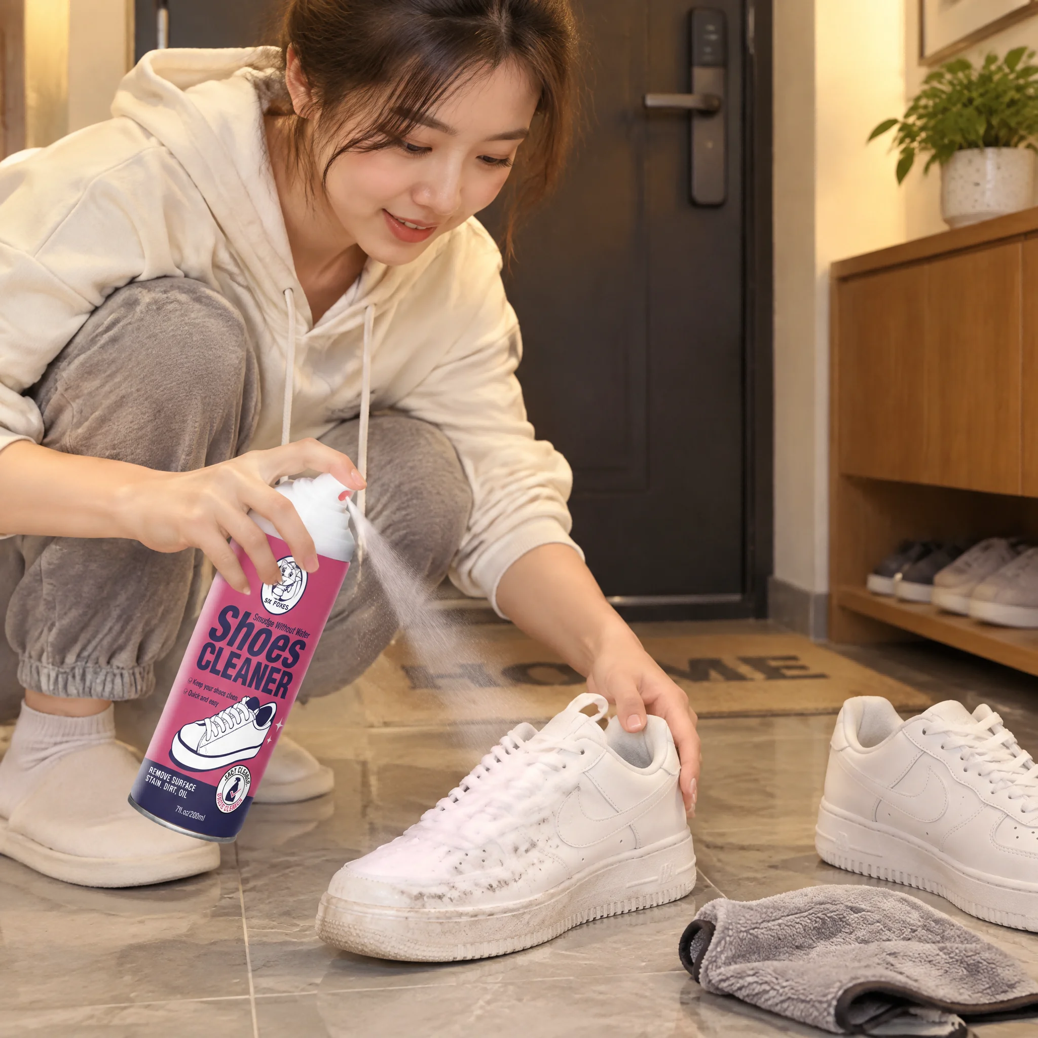 1/2 قطعة من رغوة تنظيف الأحذية - مراجعة Sneaker Cleaner وسعره