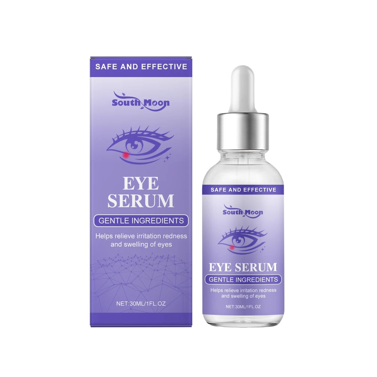 

Soothing Eye Serum – Relief for Irritated, Red & Puffy Eyes, Gentle Formula with Natural Ingredients, 1 fl oz (30ml)"