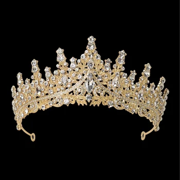 1pc Bridal Wedding Hair Accessory Crown Luxurious Rhinestone Ball Birthday Gift Fashionable Jewelry Headbands Bar Mitzvah Crown