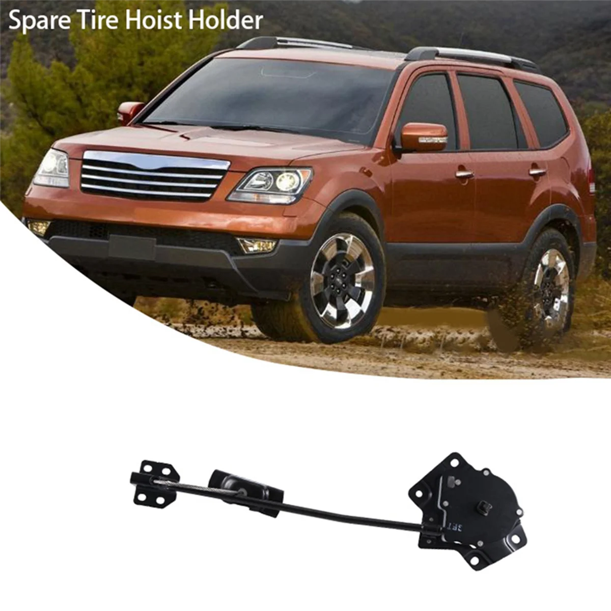 62800-2J000 Car Spare Tire Hoist Holder for Kia BORREGO 3.8L V6 MOHAVE 2009 628002J000