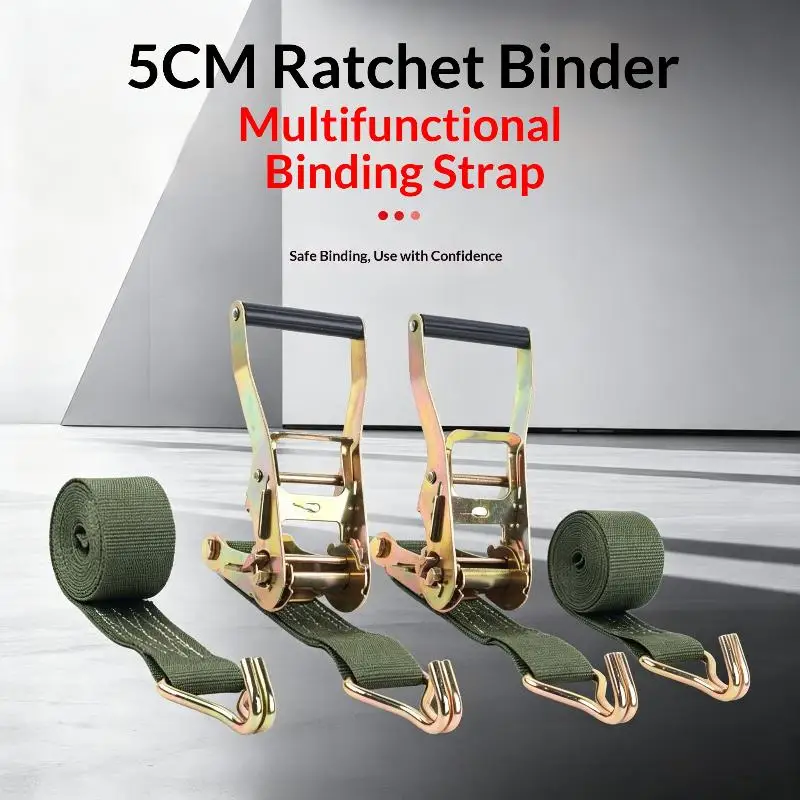 Heavy Duty Truck Lashing Straps 6/10/15M Adjustable Tear Resistant Tie Down Straps for Secure Cargo Transport Trailer Use