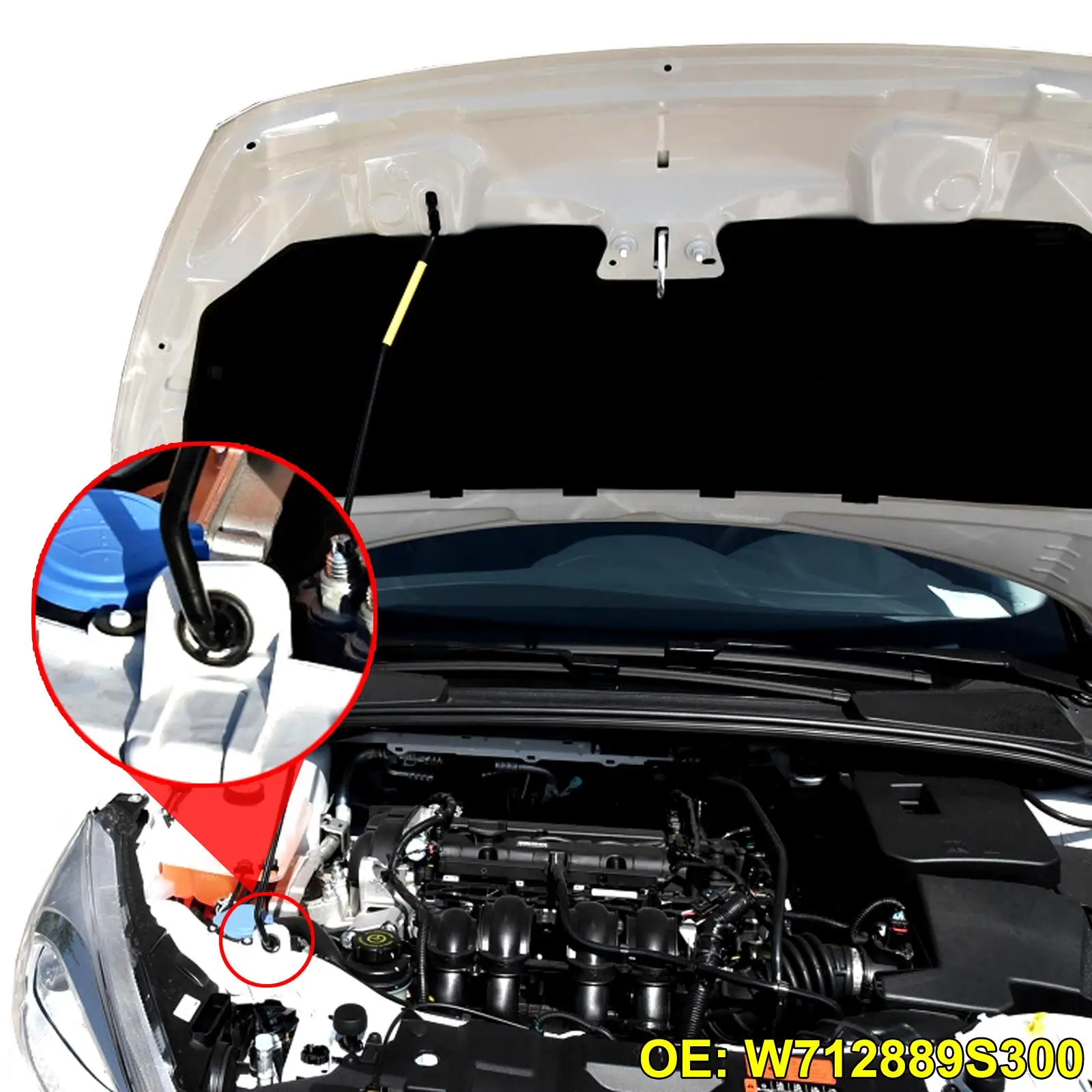 6x Auto Kapuze Haube Stange Unterstützung Prop Tülle Für Ford C-Max Fokus Fusion S-Max Mondeo Flucht kuga Auto Zubehör W712889S300 – Detail 5