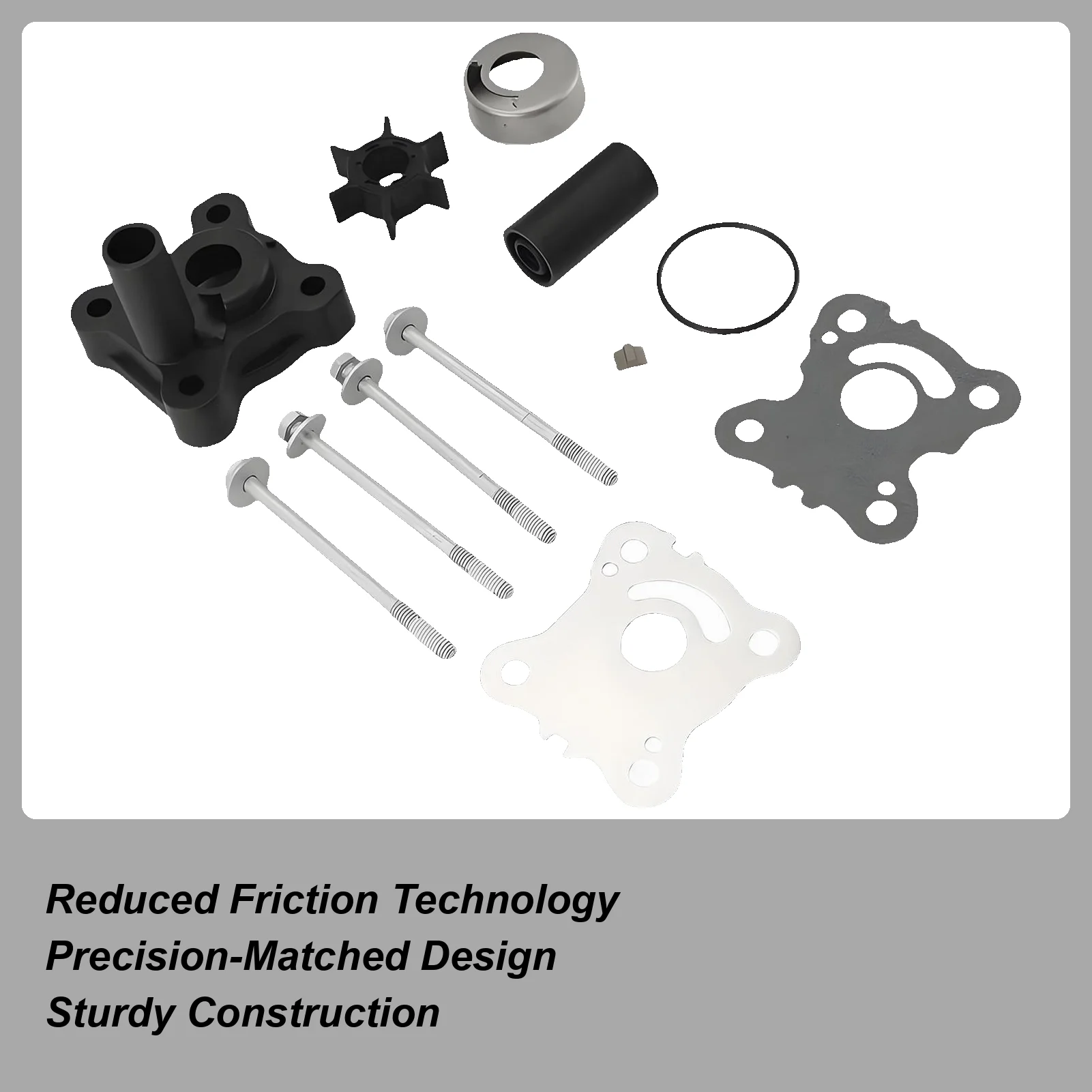

For 06193-ZW9-A32 Honda Outboard Motors BF8D BF9.9D 15D 20D 4T 8-20HP Water Pump Repair Kit Sturdy Quick Marine Engine Repair