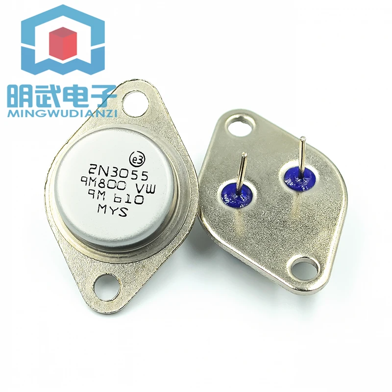 

Direct plug 2N3055 gold seal high power transistor 15A 100V 115W NPN tube