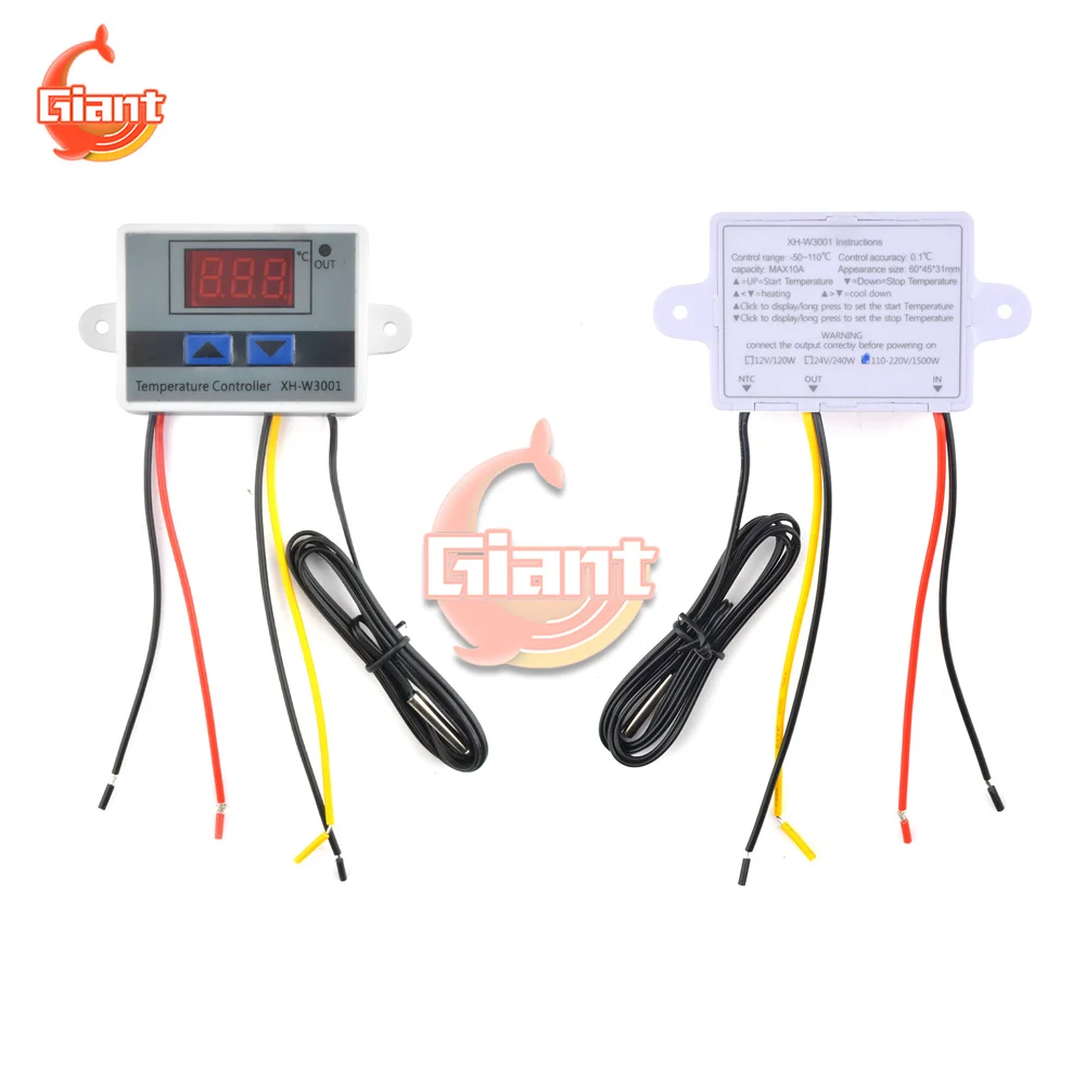 XH-W3001 regolatore di temperatura digitale termostato intelligente elettronico di controllo della temperatura interruttore Display digitale