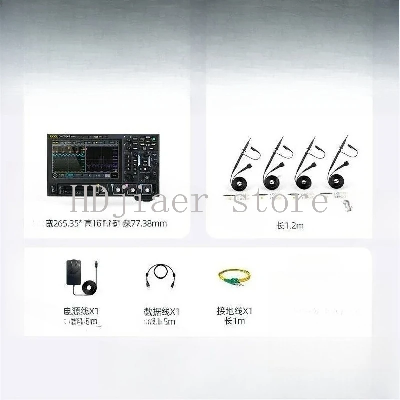 Puyuan Digital DHO914S/DHO924S - عرض النطاق الترددي 250 ميجا هرتز مع شاشة لمس عالية الوضوح
