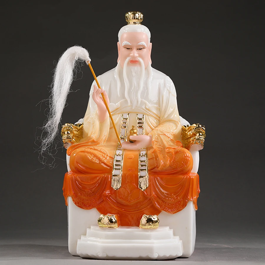 Buddhism Taoism figure Southeast Asia HOME Propitious Prosperity Dragon chair TAI SHANG LAO JUN BUDDHA God jade FENG SHUI statue