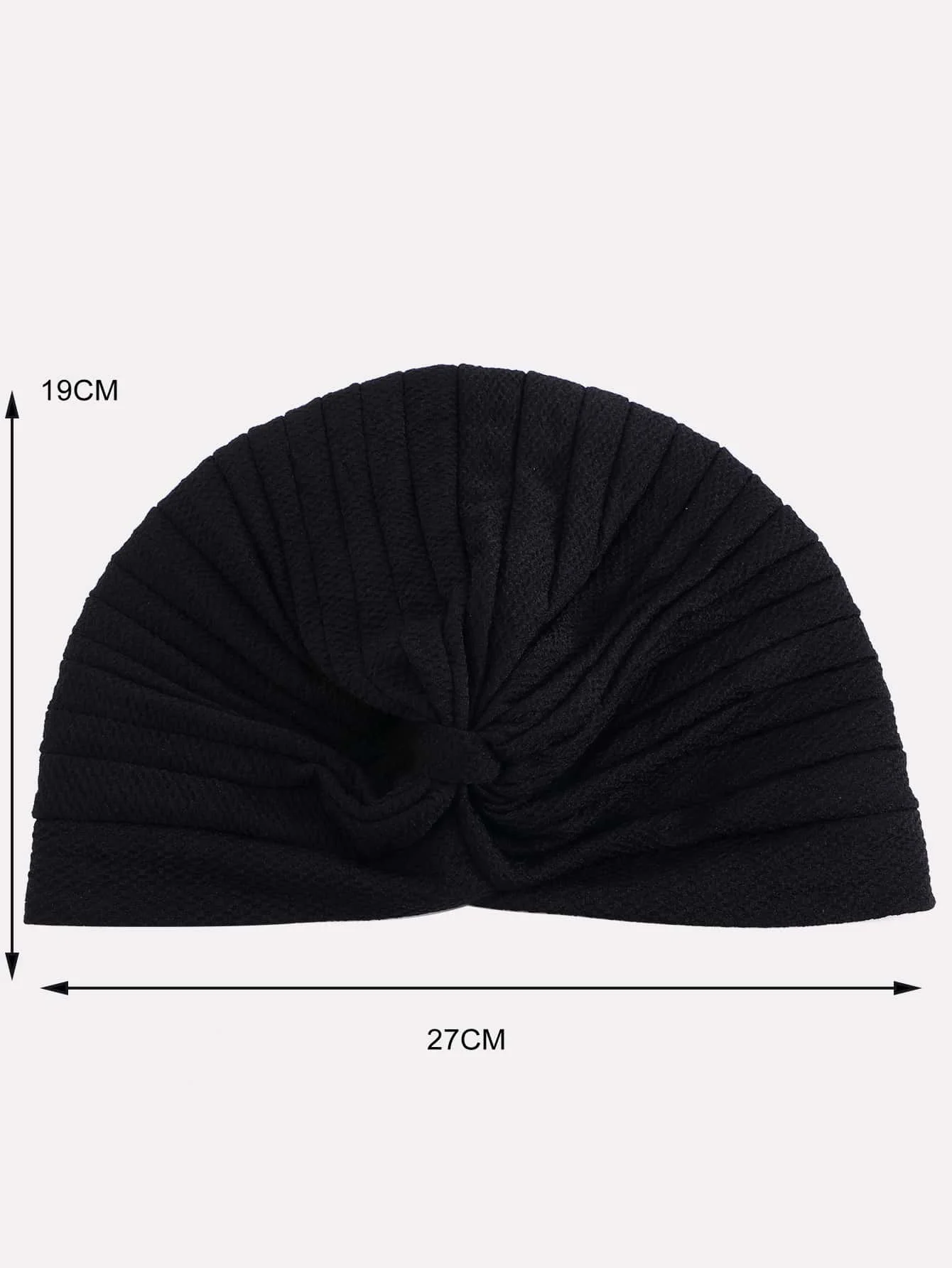 Cotton Turban Wrap Head Cap Fitness  Sports Fashion Stretch  Cap Ruffled  Watermelon Cap Candy Coloured Bottoming  Arabesque Hat