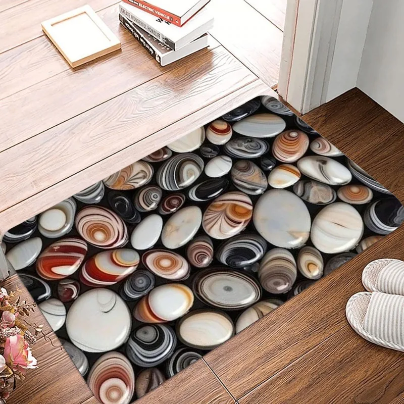 Cobblestone Printing Non-Slip Waterproof Doormat Easy to Clean Entrance Floor Mat Home Decor Durable So Beautiful and Fashion
