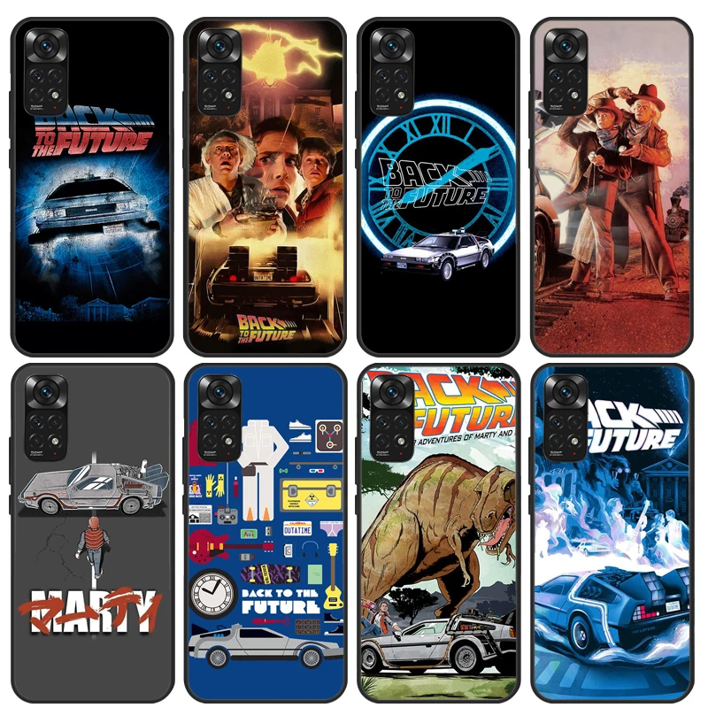 Back To The Future Case For Xiaomi Redmi Note 10 11 Pro Cover For Redmi Note 12 8 9 Pro 11S 10S 9S 9A 9C 10C