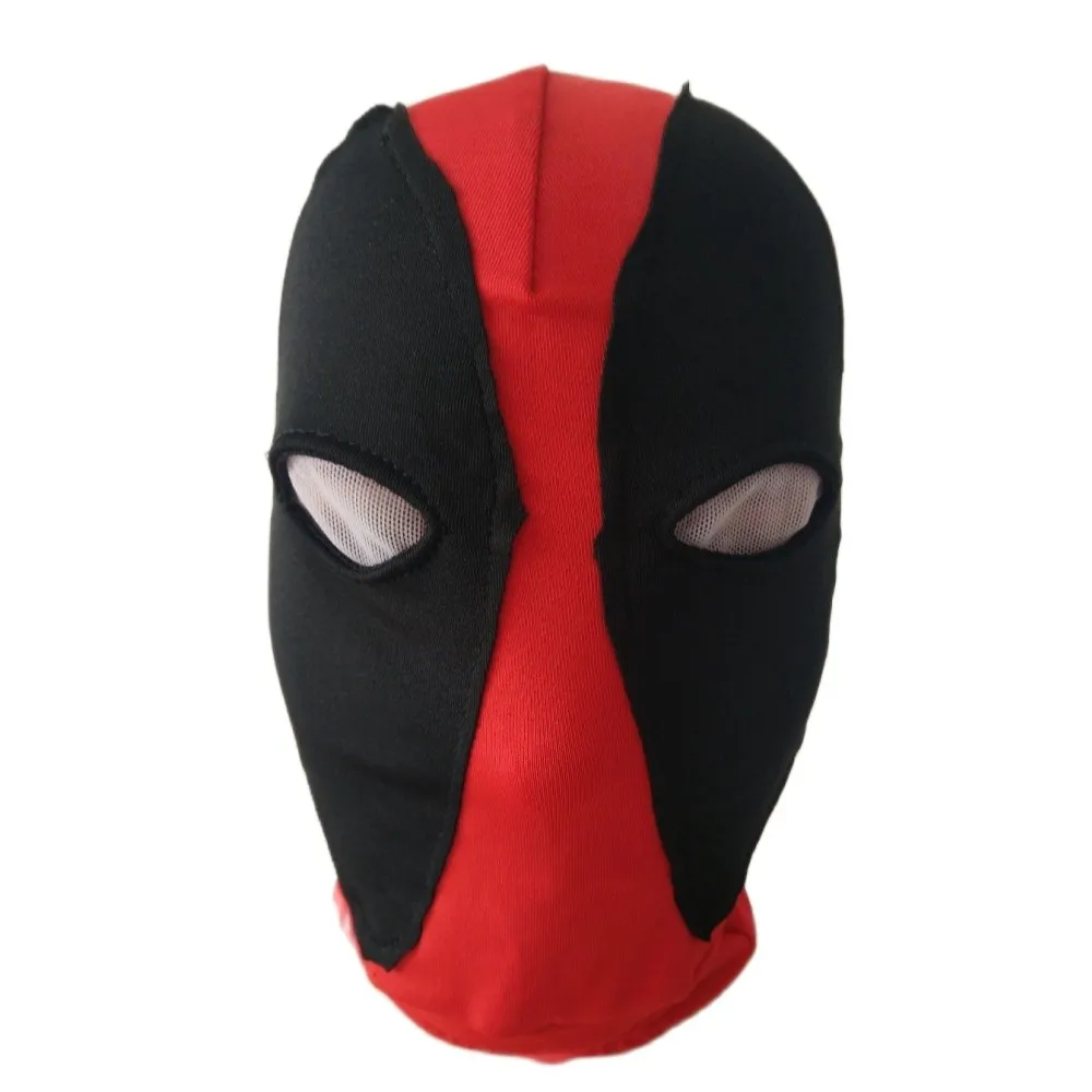 

Капюшон на Хэллоуин, костюм для косплея, маска из спандекса, черный и красный цвет, один размер для взрослых