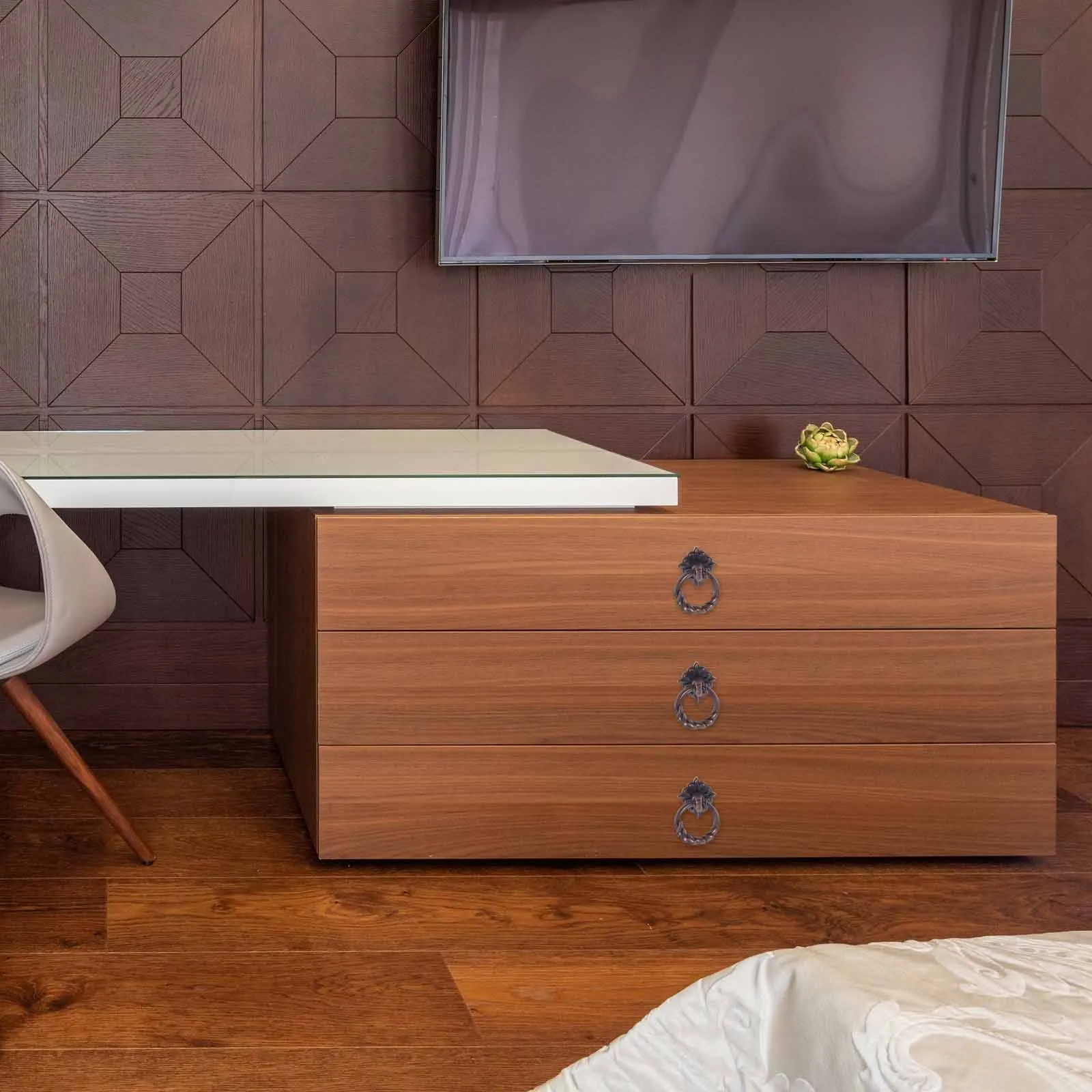 

6Pcs Solid Zinc Alloy Door Pull Knobs Jewelry Box Handles Easy Install Multi-Functional Dresser Jewelry Box Pulls