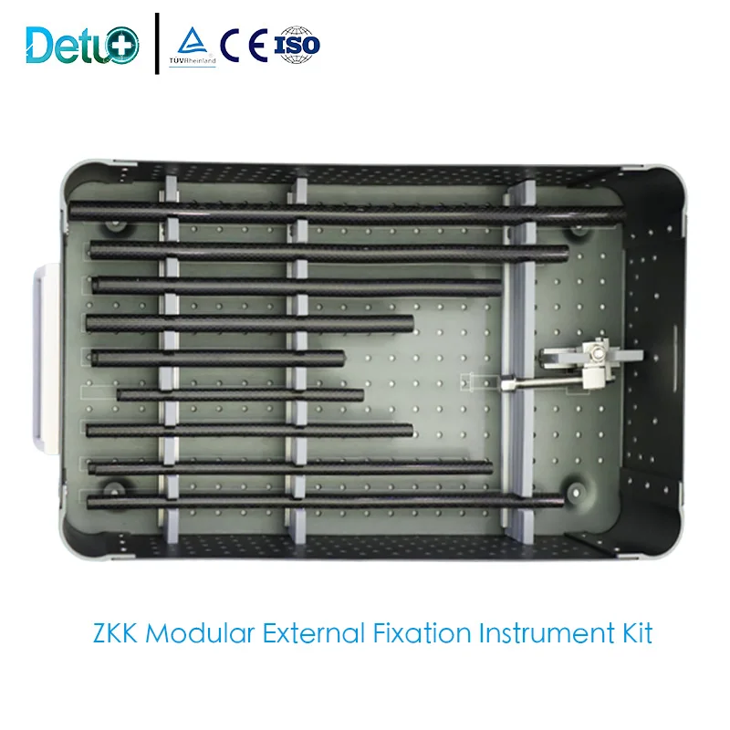 AO Type Compatible Modular External Fixator, ZKK Series External Fixation Instrument Kit, Orthopedic Trauma Surgical Set
