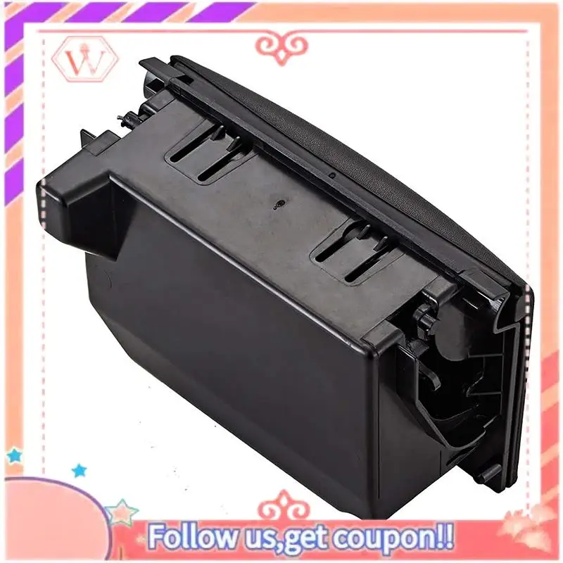 

A88U-Cup Holder For Nissan Frontier 2008-2016 Pathfinder Xterra Rear Console 96965-ZP00C Rear Center Console Box Black