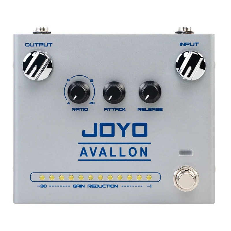 

JOYO R-19 AVALLON, гитарная педаль, классический компрессор, педаль с эффектами, 3 ручки, коэффициент атаки, для гитары, бас