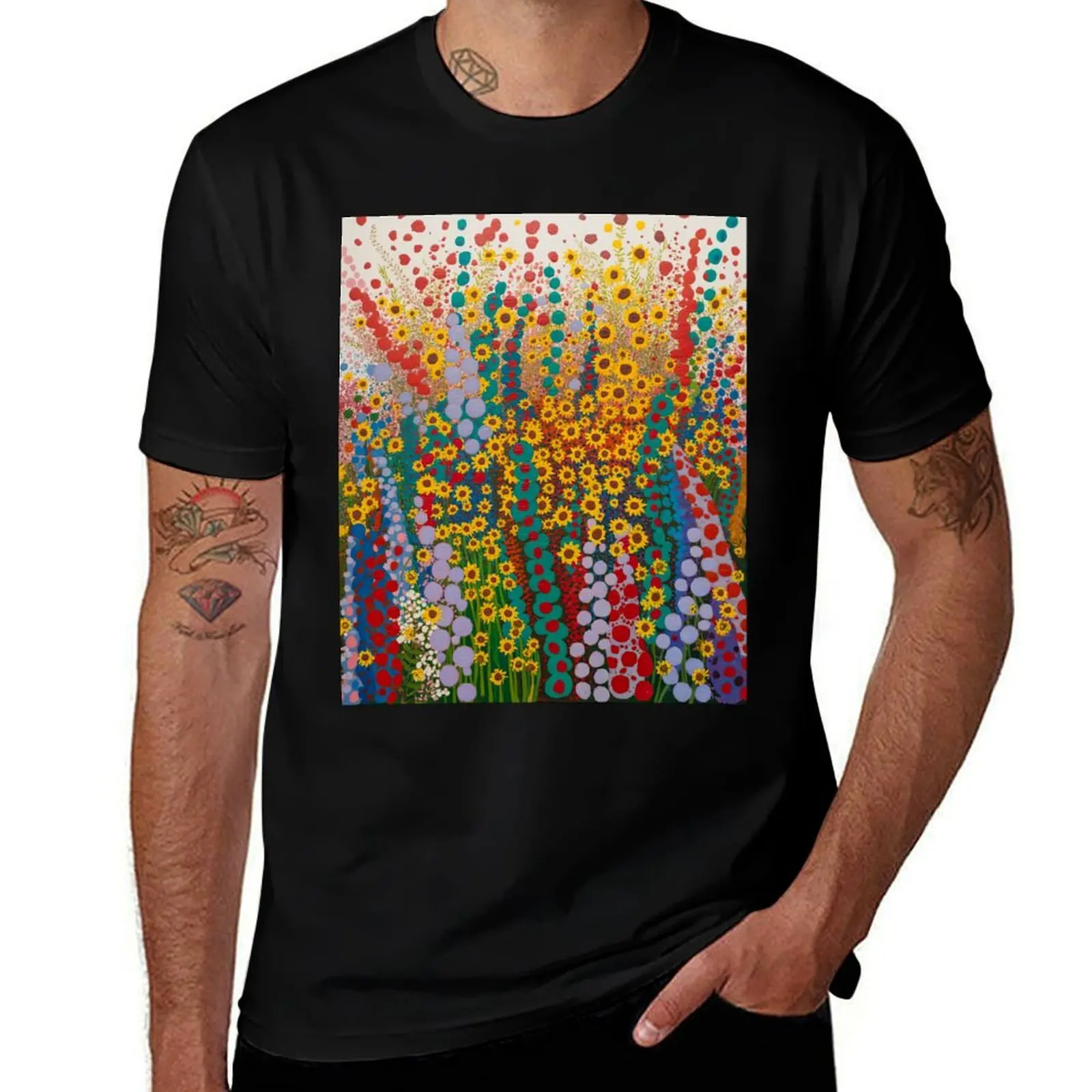 

Painted Meadowburst T-Shirt man clothes anime shirt essential t shirt man t shirt plus size men clothing