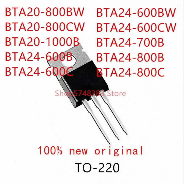 10SZT BTA20-800BW BTA20-800CW BTA20-1000B BTA24-600B BTA24-600C BTA24-600BW BTA24-600CW BTA24-700B BTA24-800B BTA24-800C TO-220